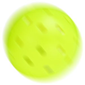 motion blurred pickleball